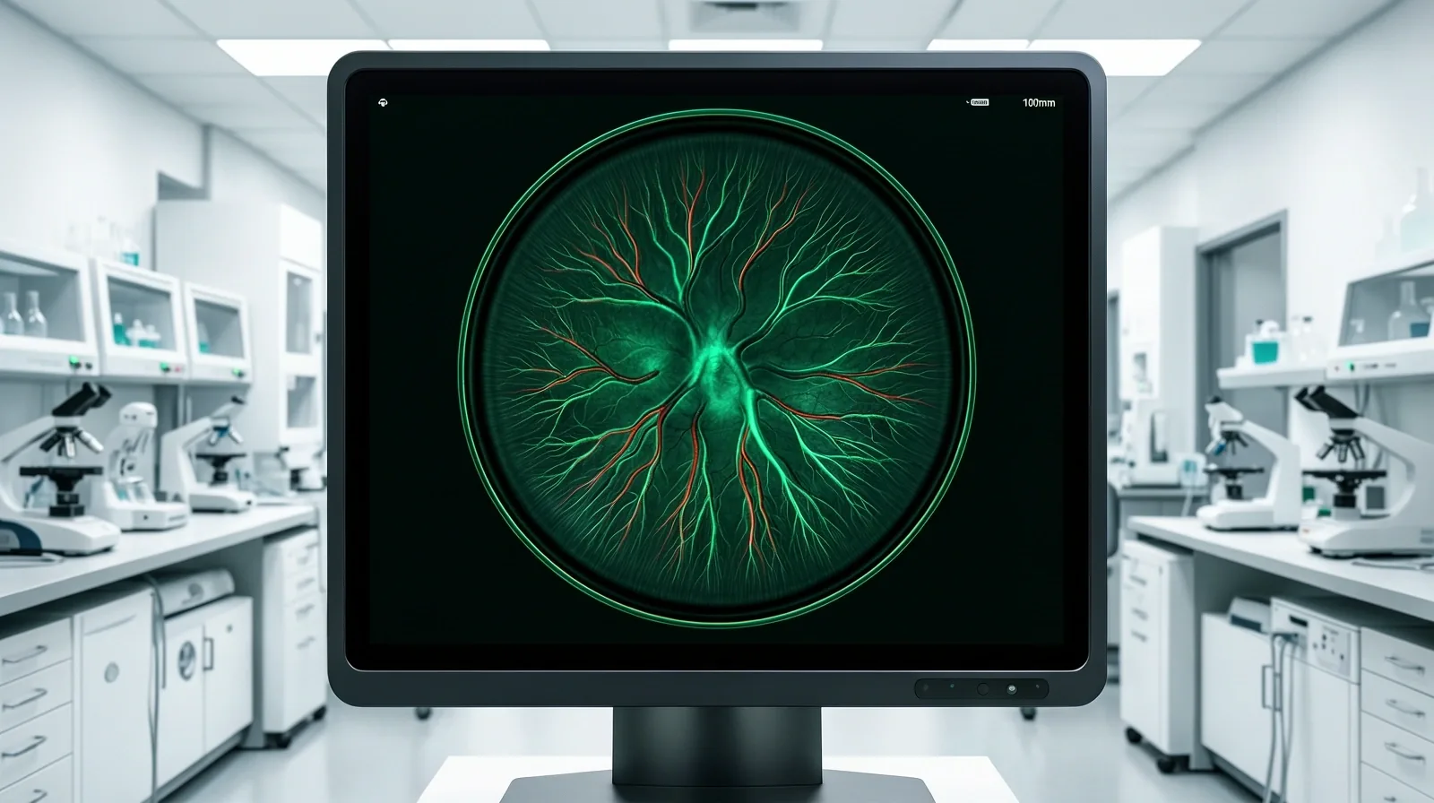 Retinal scan diagnostic visualization